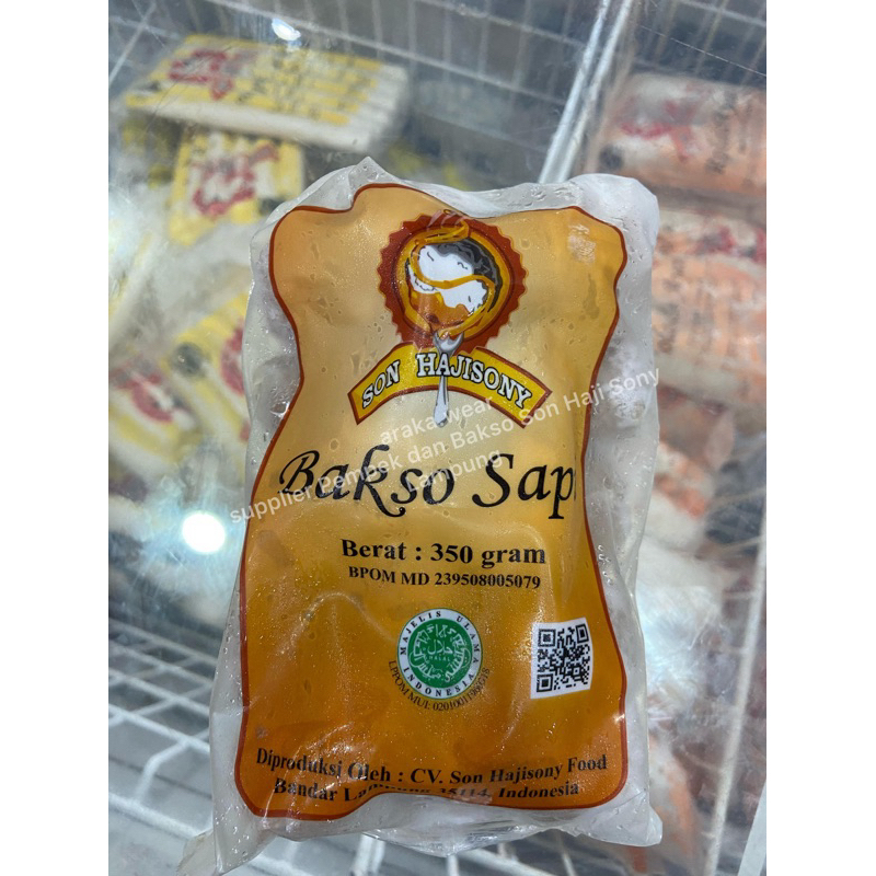 

[Pempek dan Bakso Sony Lampung] Bakso Sapi Kecil 350gr+Bumbu