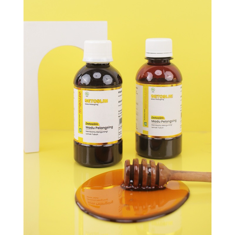 ORIGINAL Madu Detoslim 2 Botol | Madu Penurun Berat Badan Madu Diet (Madu)