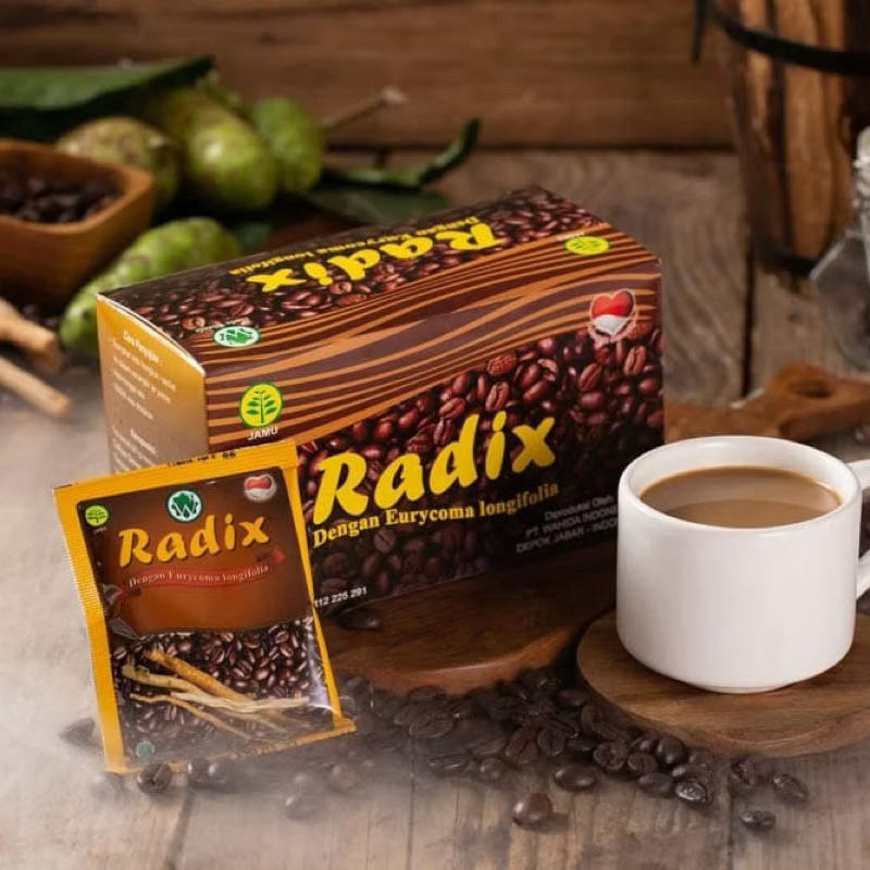

Kopi Radix Herbal Wahida Original ( BPOM Resmi ) isi 15 Sachet