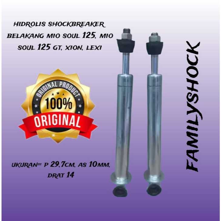 HIDROLIS/HIDROLIK SHOCKBREAKER BELAKANG MIO SOUL 125, MIO SOUL 125 GT, XION, LEXI
