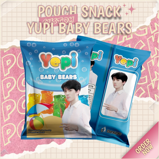 

Snack Pouch Jumbo Custom Yupi Baby Bears
