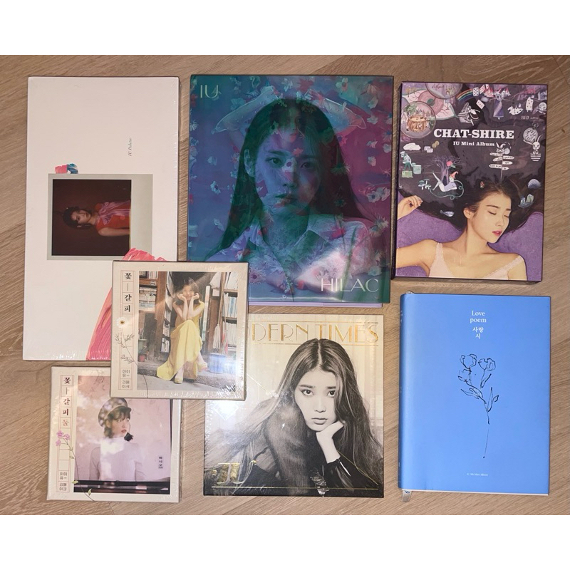 IU album ready stock sealed and unseale- love poem, spring of a twenty year old, chatshire, modern t