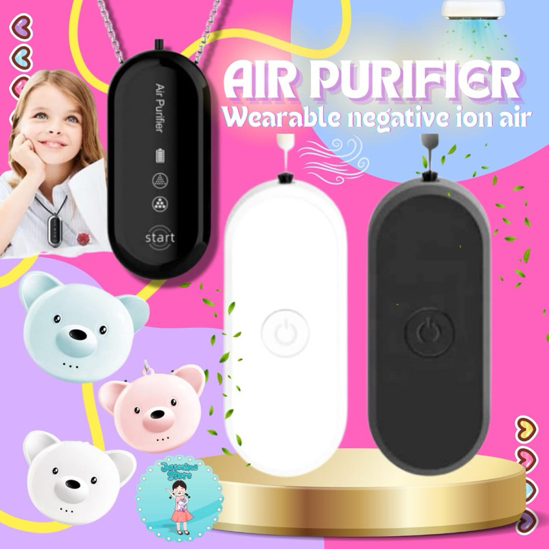 Air Purifier Portable Kalung Air Purifier Necklace Ion Rechargeable/Wearable Portable Air Purifier K