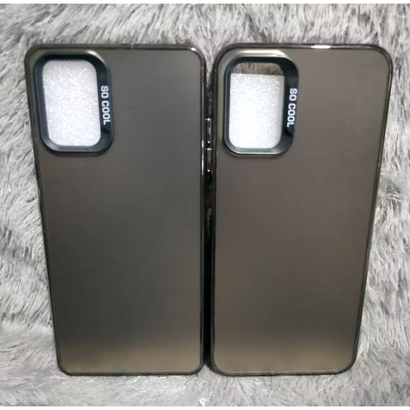 CASE IMD HYBDRID SAMSUNG A31 PLATE HOLOGRAM SILIKON BLACK
