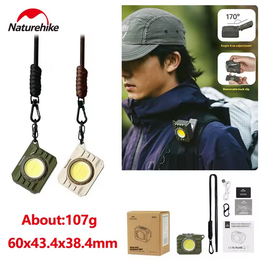 LAMPU CAMPING MINI BACKPACK LIGHT NATUREHIKE CNK2450ZM014