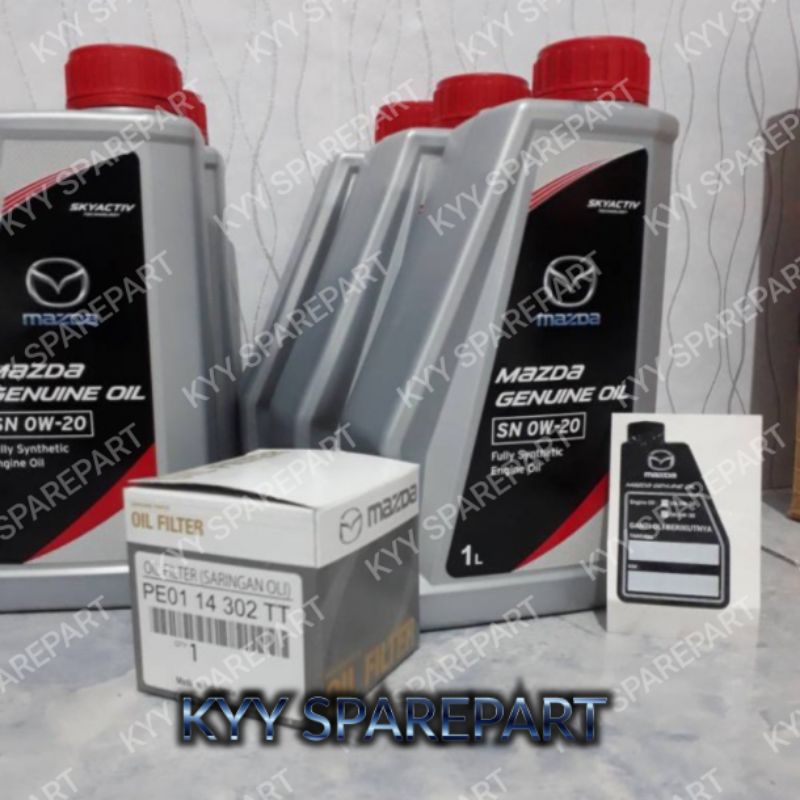 MGO Oli Mazda Skyactive SN 0W20 1 Liter