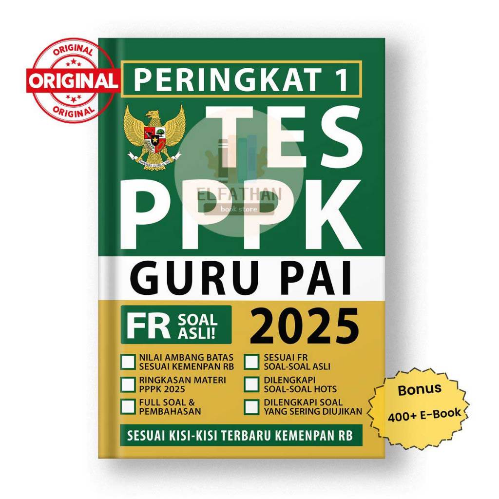 Buku PPPK Guru PAI 2025 Original Terbaru