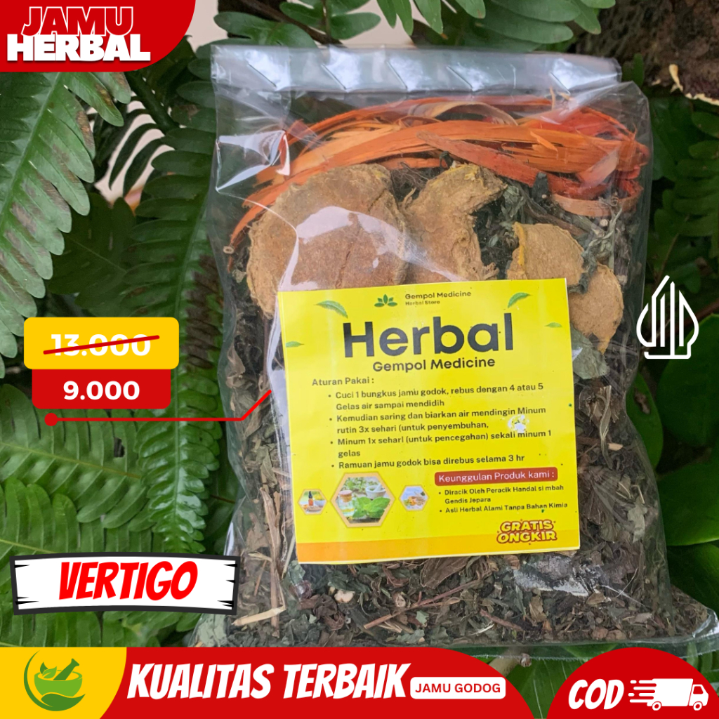 

JAMU HERBAL VERTIGO PALING AMPUH / JAMU GODOK ALAMI VERTIGO