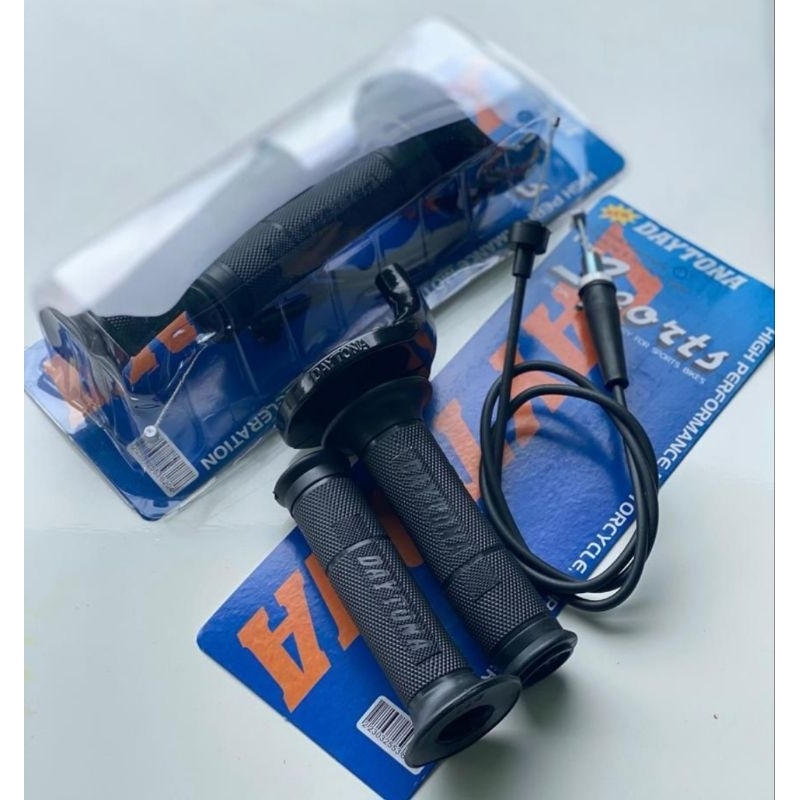 GAS SPONTAN DTN Sports gas spontan set saklar+kabel+grip  Gas Spontan 1 Kabel Panjang Kabel 90cm Uni