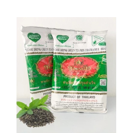 

Greentea Chatramue 200 Gram (BPOM & HALAL) - Teh Hijau Thailand