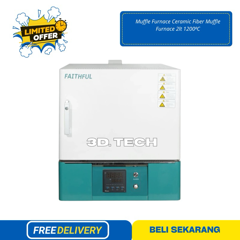 Muffle Furnace Ceramic Fiber Muffle Furnace 2lt 1200⁰C