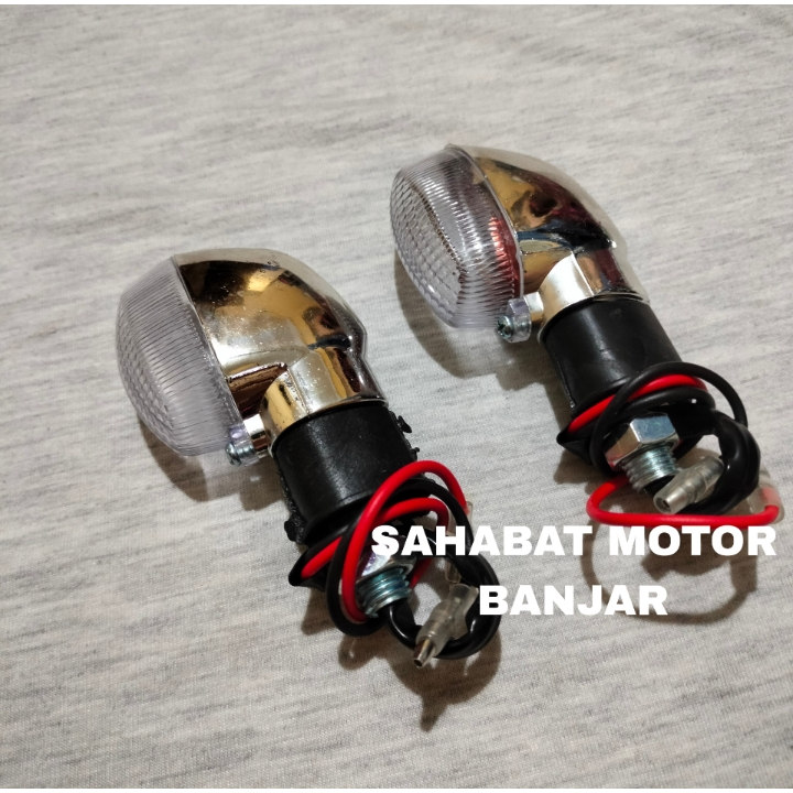 Lampu Sen/Sein Termurah Model Old Vixion CHROME/Lampu Sen Vixion Old/Lampu Sen