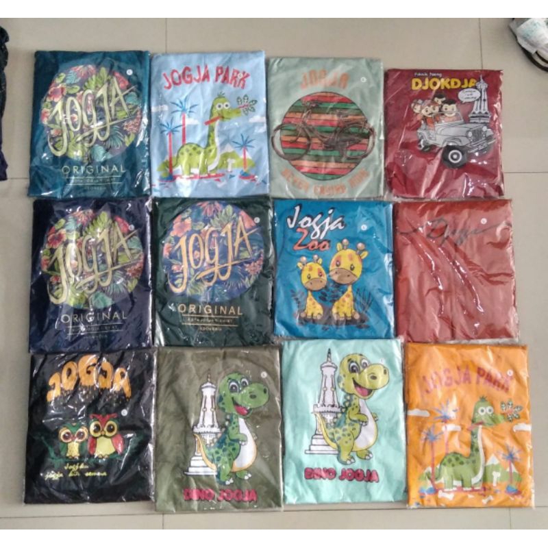 KAOS SETELAN ANAK JOGJA KAOS SETELAN ANAK BAHAN KATUN TEBAL ORIGINAL JOGJA MALIOBORO