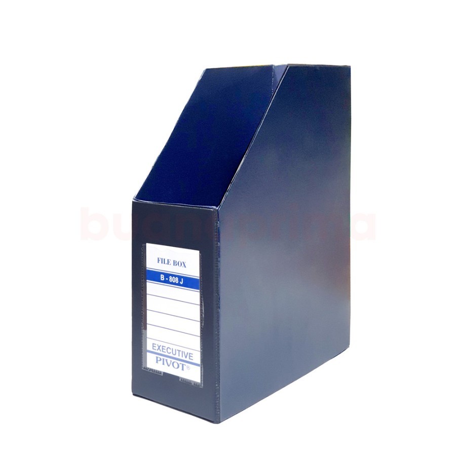 

Box File Kancing PVC Folio Hitam Biru