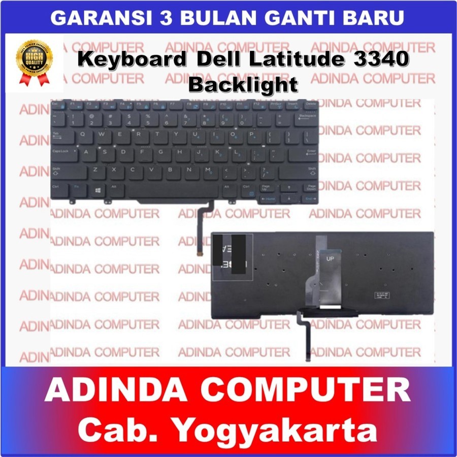 Keyboard Dell Latitude 3340 3350 5491 5495 7350 E7470 Backlight