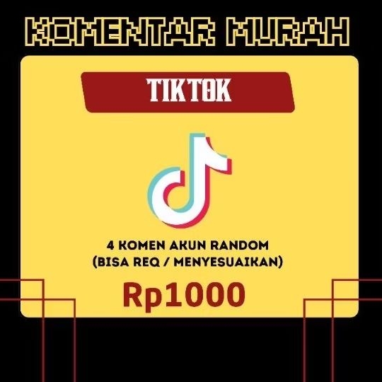 JASA KOMEN TIKTOK