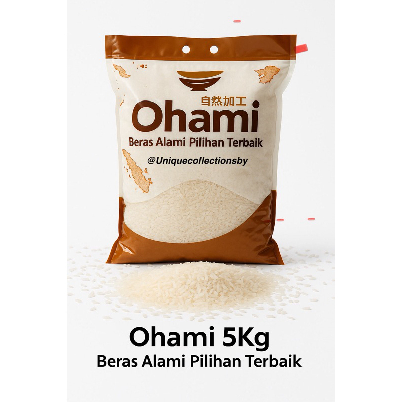 

OHAMI Beras 5KG Pulen Premium Surabaya
