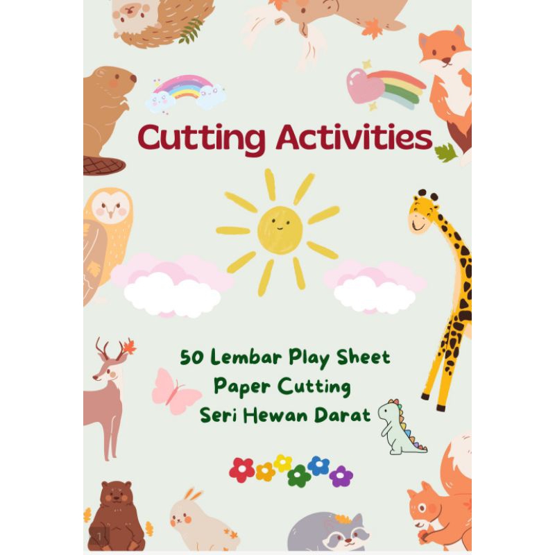 Cutting Activities/ Kegiatan Menggunting Kertas Anak 2+