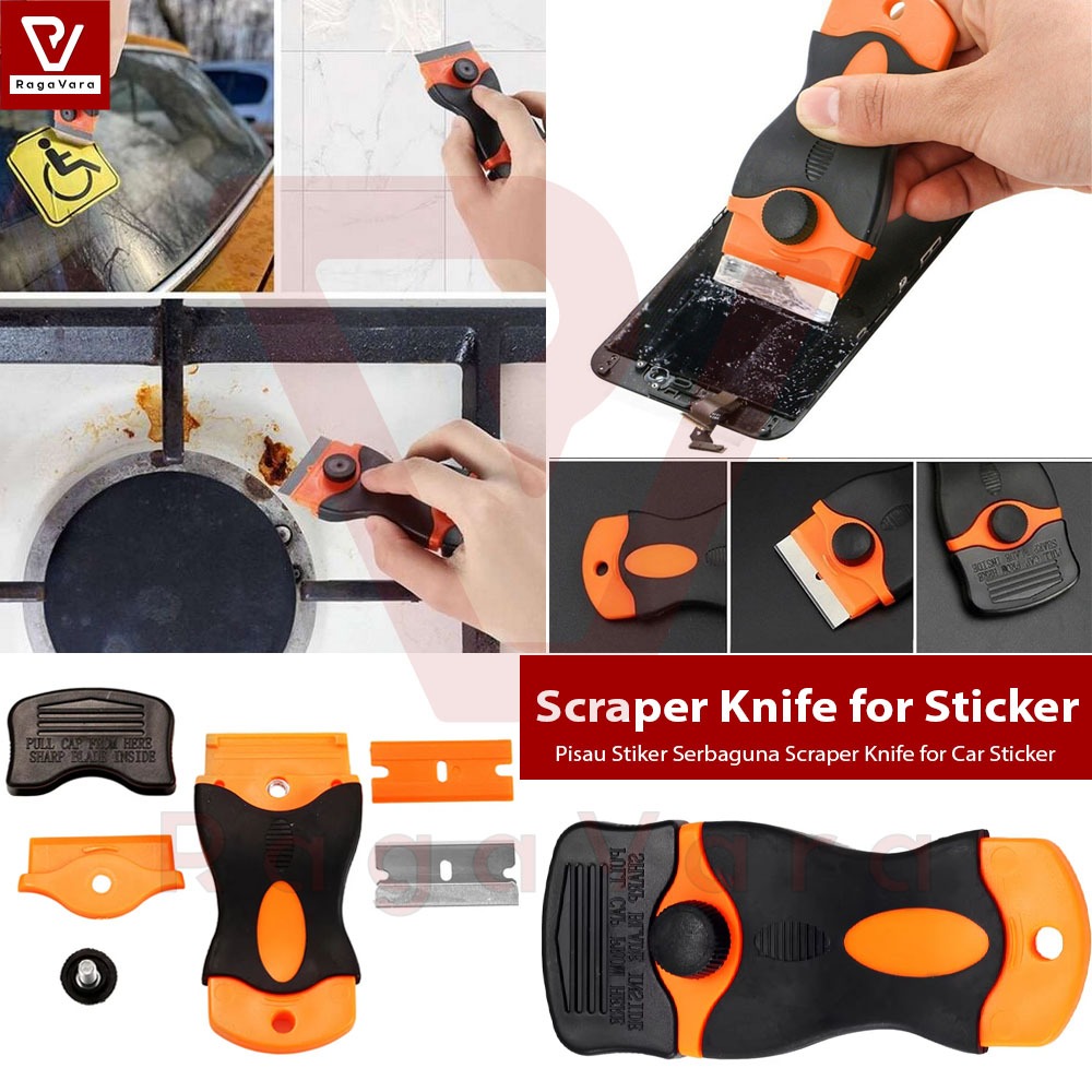

Pisau Pengupas Stiker Serbaguna Scraper Knife for Car Sticker
