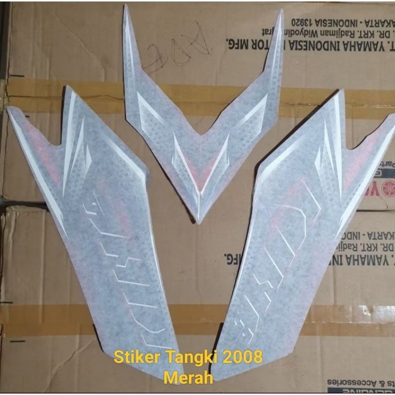 Stiker striping Tangki Rx king New Rx king 2008 merah Original