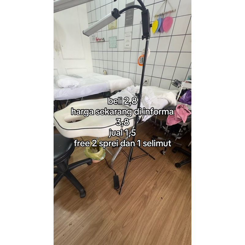bed eyelash sulam alis facial salon preloved