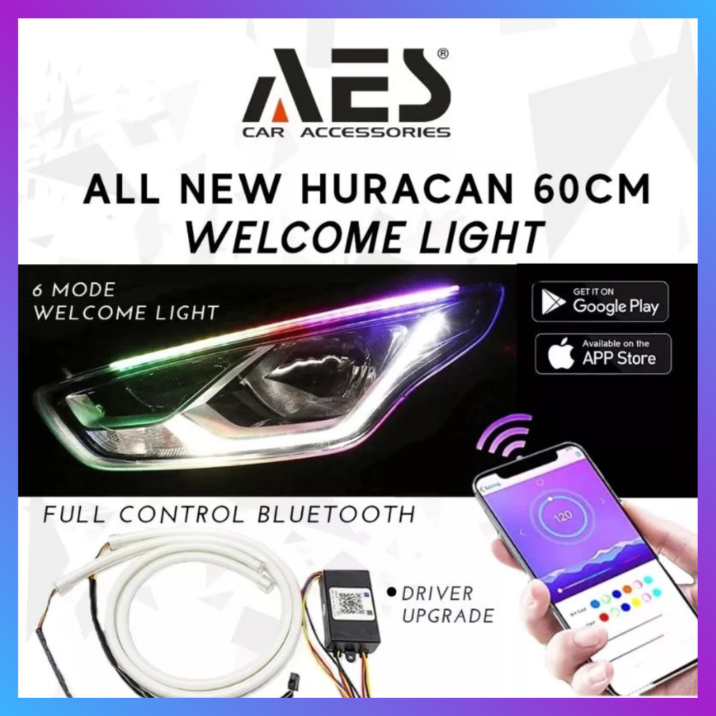 ALIS DRL RGB MATRIX BULLAES 60CM | DRL AES HURACAN FLEXIBEL 60CM / ALIS AES HURACAN RGB