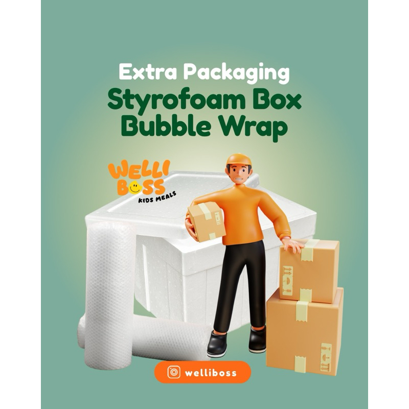 

Tambahan Packing Styrofoam & Bubble Wrap