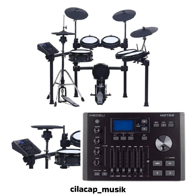 DRUM ELEKTRIK MEDELI MZ725 DRUM MEDELI MZ 725 DRUM SET