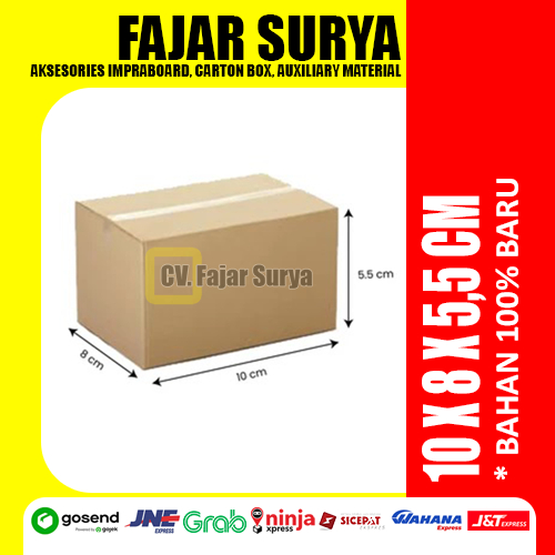

Karton Box Murah Berkualitas Bekasi (10x8x5,5cm) Bahan Baru 100%