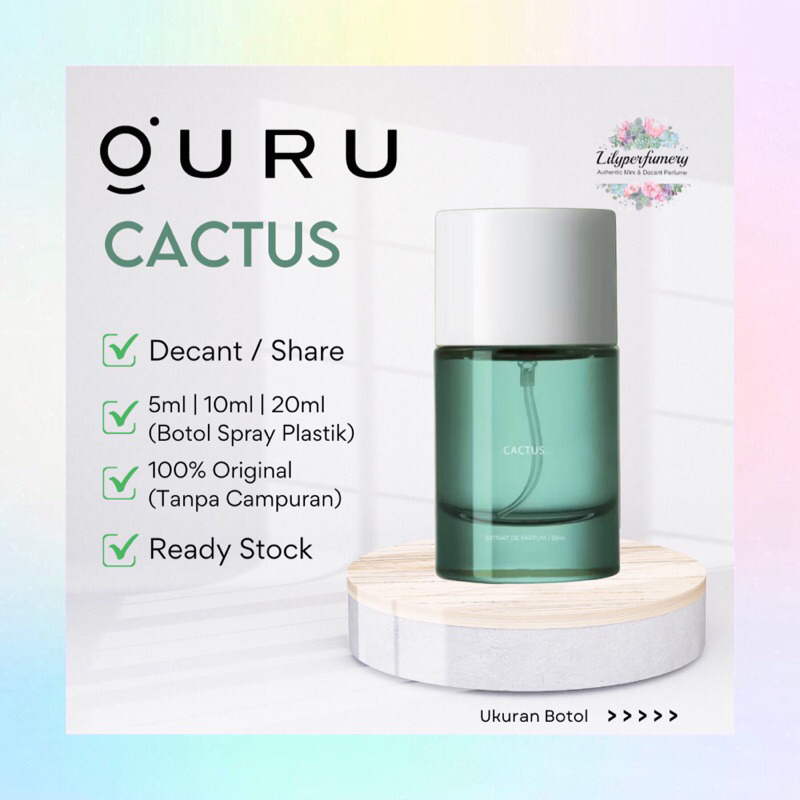Parfum Decant / Share SKINOURU OURU CACTUS Extrait de Parfum 1 ml | 2 ml | 5 ml (Authentic Only)