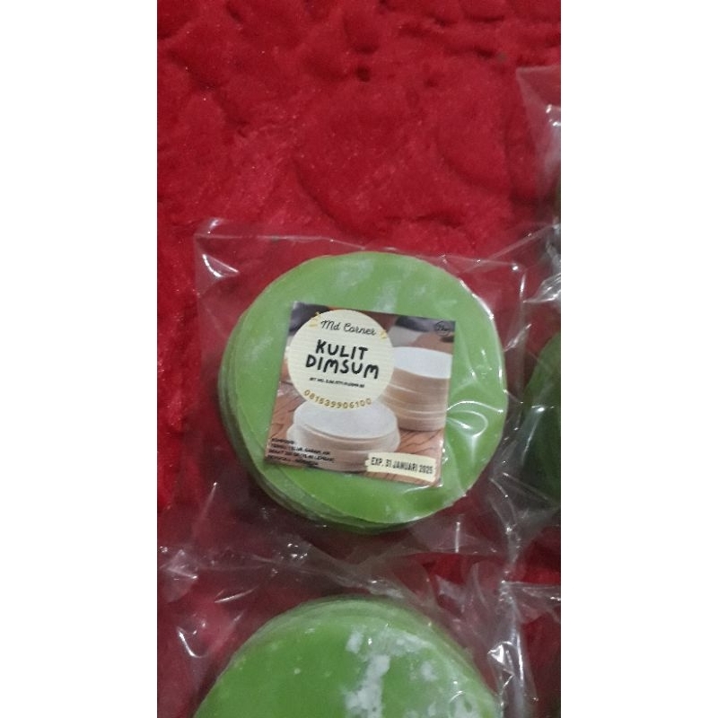 

Kulit Dimsum Hijau Diameter 8 cm