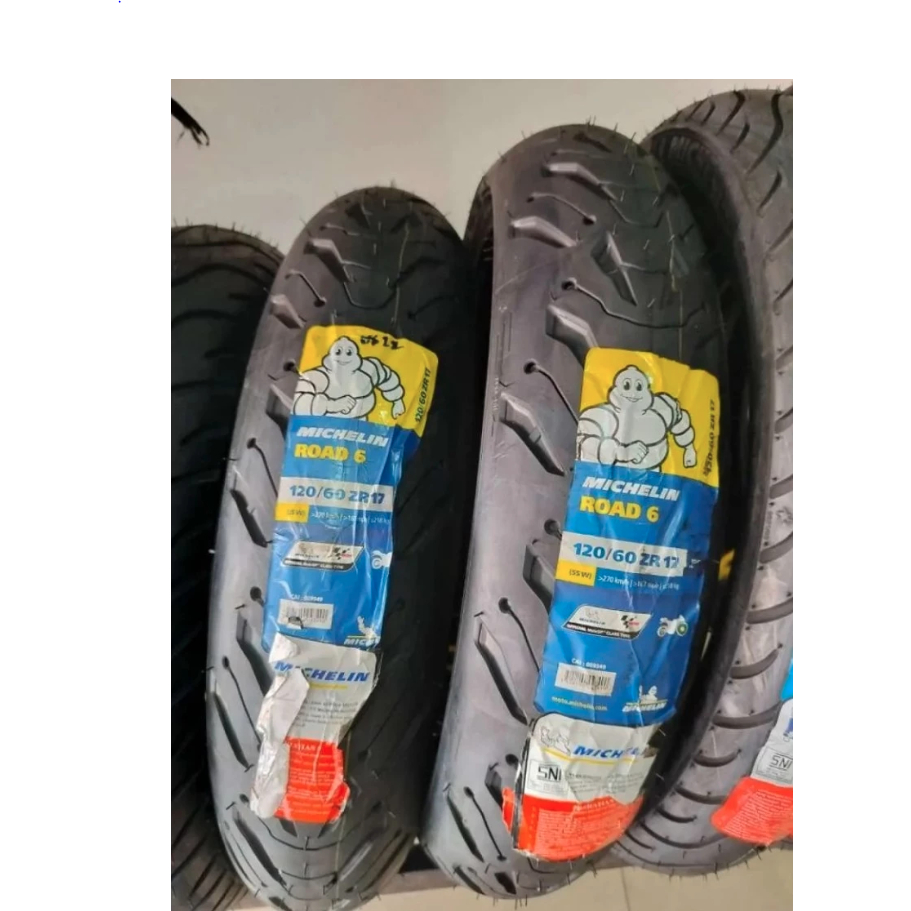 Ban michelin road 6 ring 17 Varian Size 120/60-17, 120/70-17, 150/70-17, 160/60-17, 180/55-17, 190/5