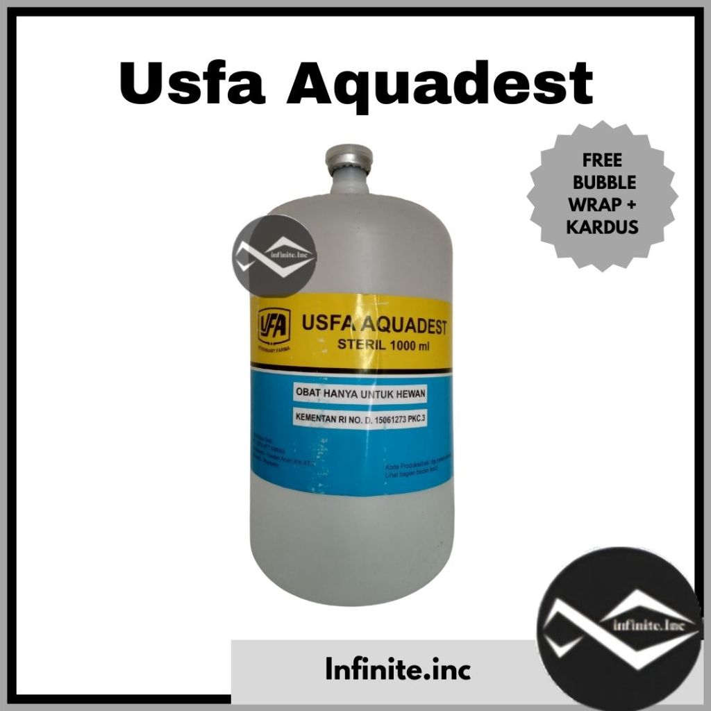 Aquadest/ Aquadest Steril 1 Litter USFA