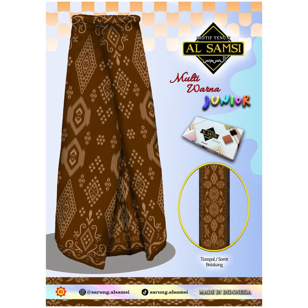 Al Samsi Sarung Junior Multiwarna
