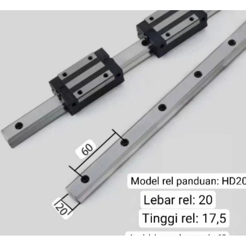HGR20 HGR 20 LENGHT 1000mm 1m 1 meter high quality