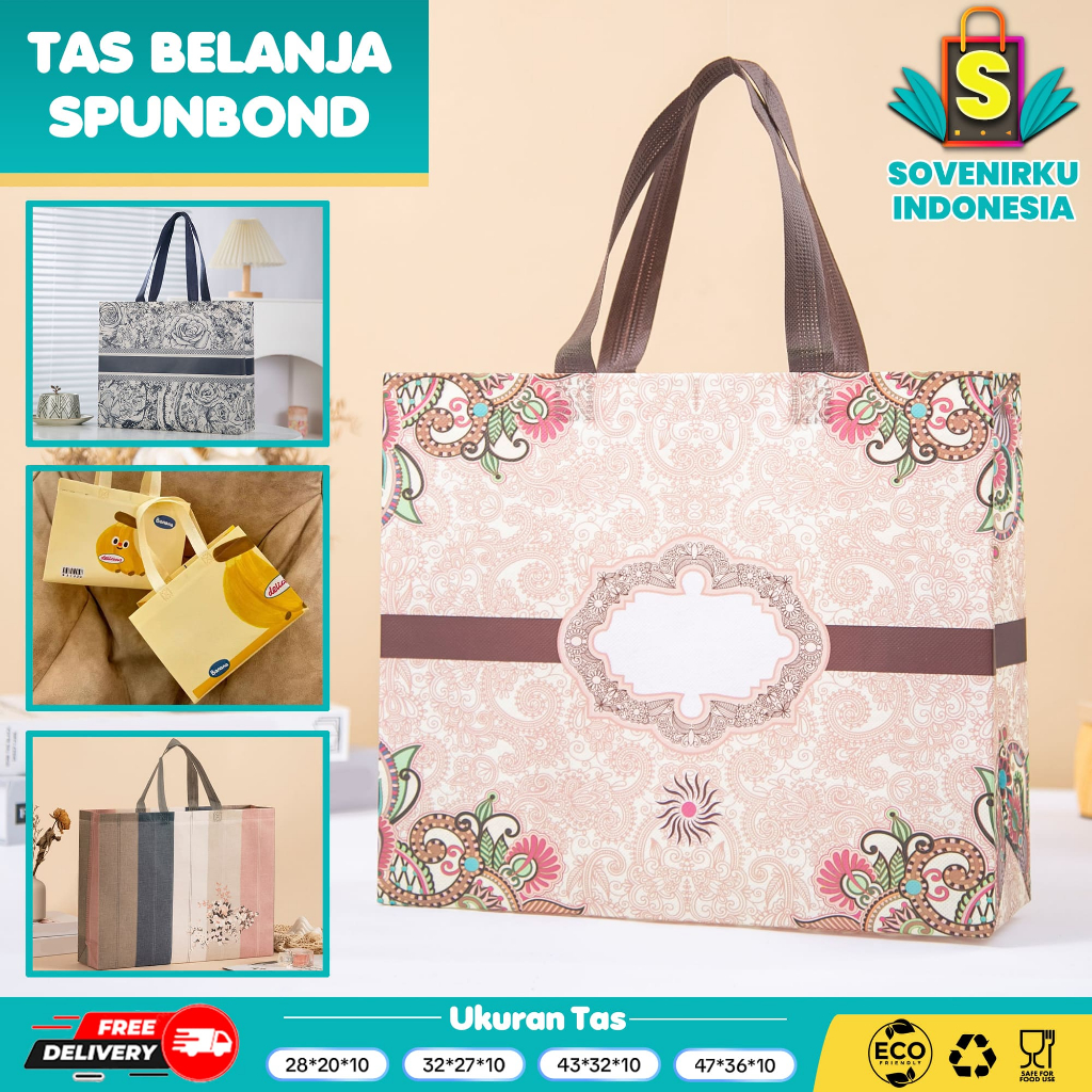 

Tas Souvenir - Tas Spunbond - Goodie Bag Spunbond - Spoundbond Bag - Tas Belanja Spunbond Model Kotak Box Kantong - ToteBag Wanita - Tas Jinjing Wanita - Tas Kado - Tas Belanja - Tas Jinjing - Souvenir - Tas Wanita - Tas - Spoundbond - Tas Hajatan