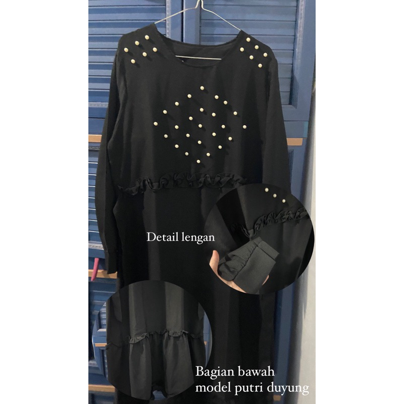 preloved gamis hitam