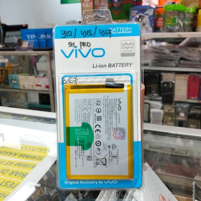 Baterai Vivo B-67 for Vivo Z1 Pro Original
