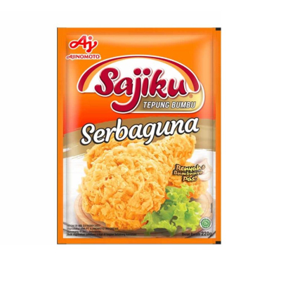 

SAJIKU TEPUNG BUMBU SERBAGUNA 220gr AJINOMOTO TEPUNG BUMBU INSTAN SIAP SAJI