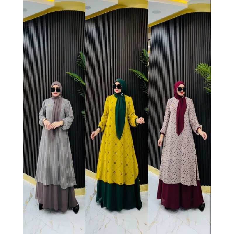 *ALAYLA GAMIS Malaysia Series Set Hijab*