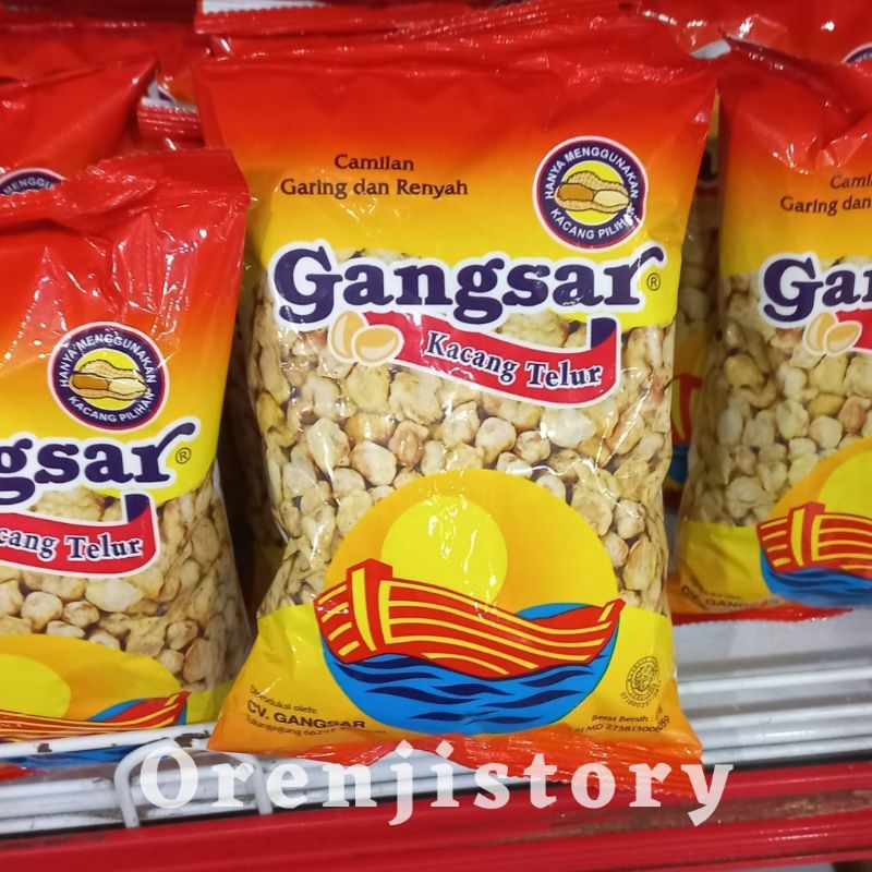 

Kacang Telur Gangsar 225gr snack viral