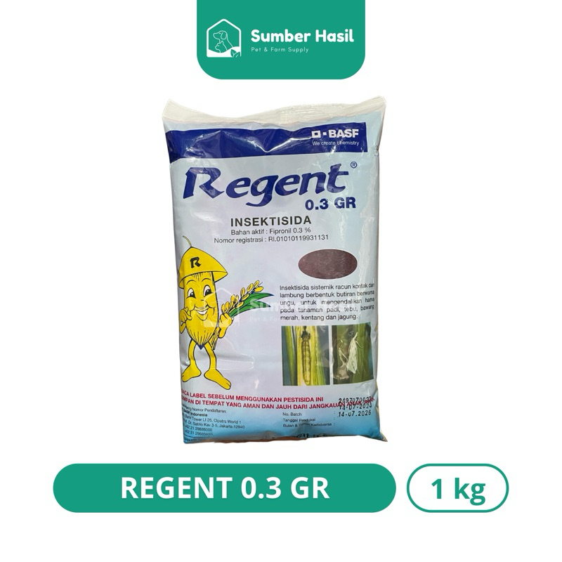 REGENT TABUR 1KG INSEKTISIDA OBAT ULAT REGENT BUBUK 0.3GR 1KG ORIGINAL