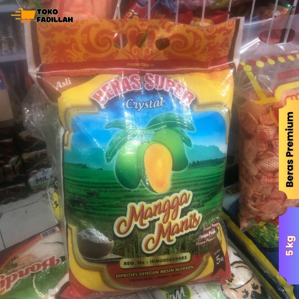 

Beras Premium cap Mangga Manis 5 kg