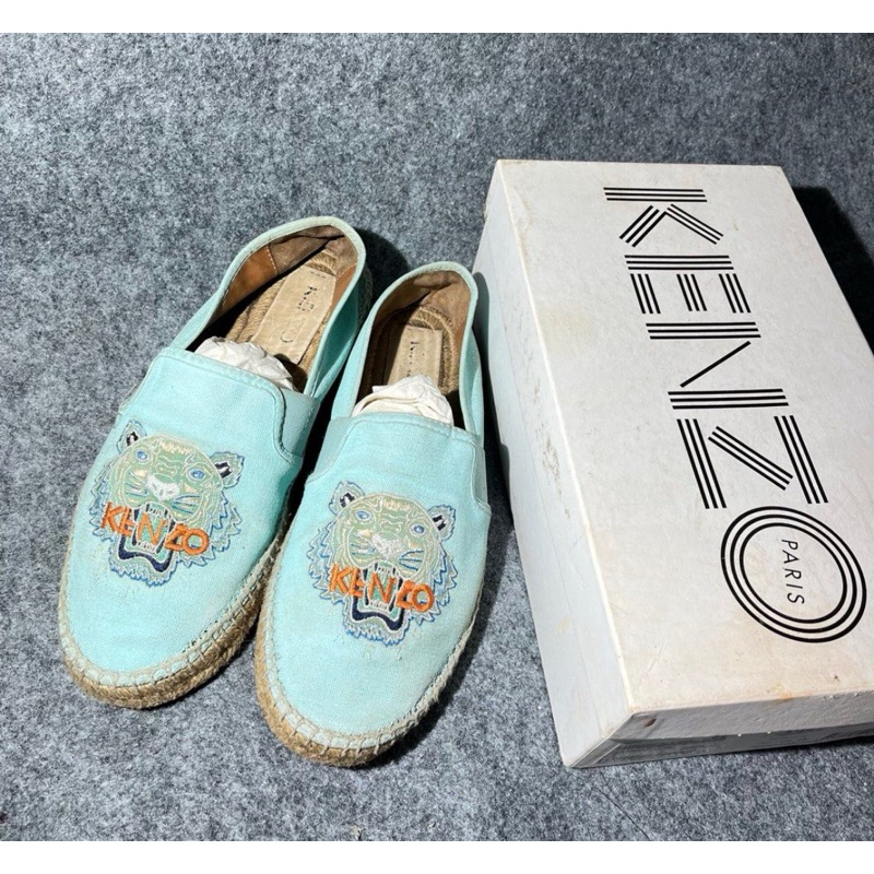 kenzo shoes espadrille elastic tiger original