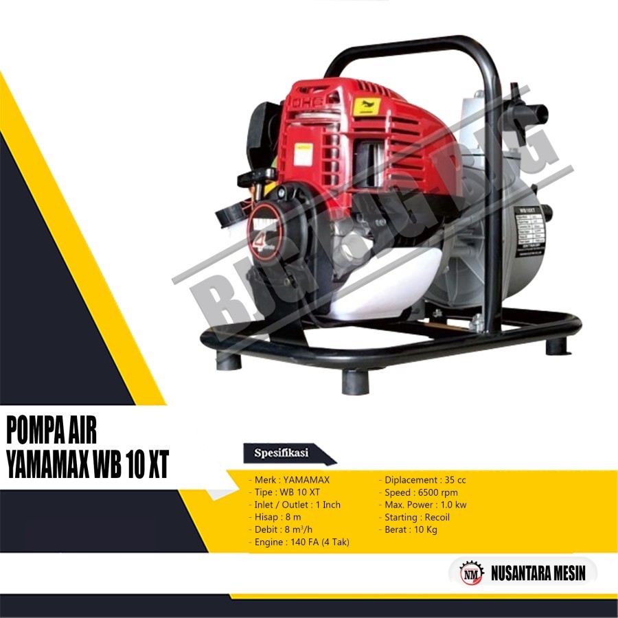POMPA AIR IRIGASI / WATERPUMP YAMAMAX PRO 1" / WB10 XT (4TAK)