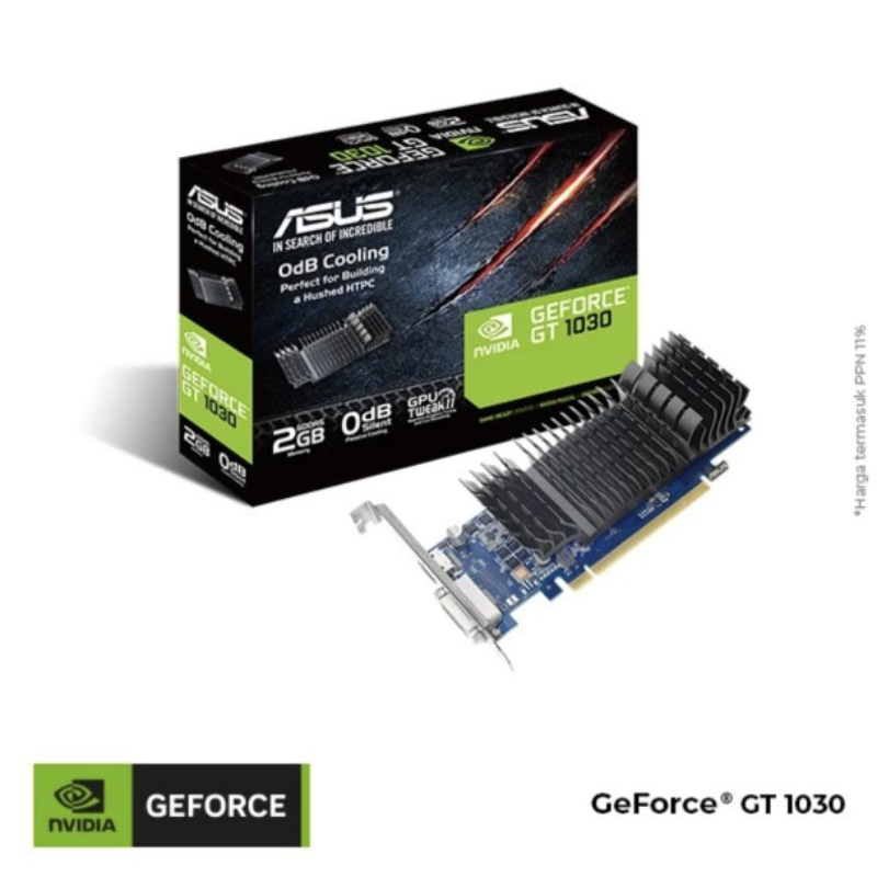 VGA Card ASUS GeForce GT 1030 Silent 2GB GDDR5