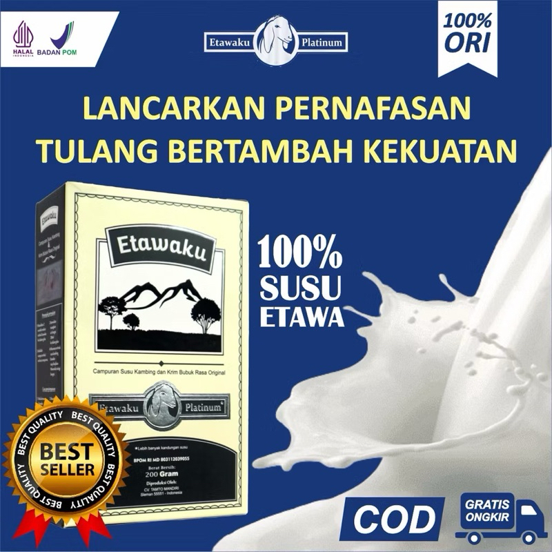 

Etawaku Platinum Susu Kambing Etawa Murni Banjarmasin HALAH BPOM| Azzahra Kosmetik