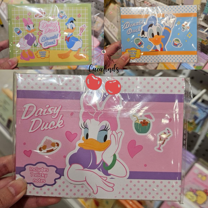 

OHSOME x Disney‼️Memo Pad / Sticky Note Donald Duck Mickey And Friends Collection (1 pcs isi 7 Model Sticky Note)