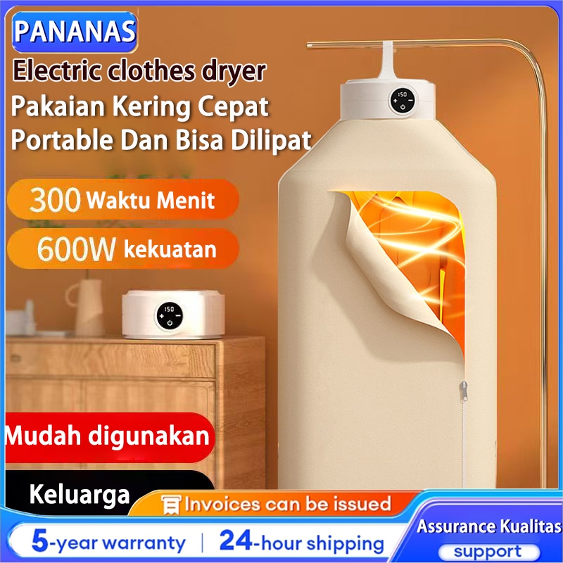 Mesin Pengering Pakaian Portabel Pemanas Pengering Pakaian Lipat Listrik Pengering Untuk Pakaian
