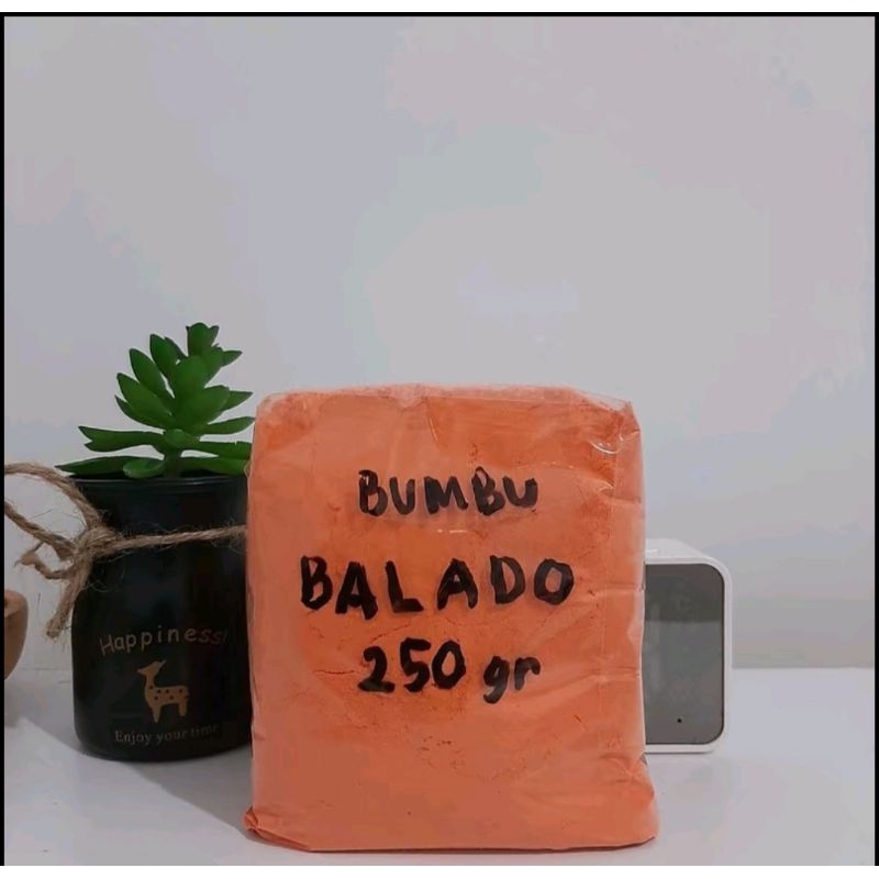 

Bumbu Tabur Snack Cemilan Makanan Rasa Balado Pedas Gurih Termurah 250 gr